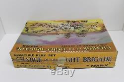 MARX Vintage Charge of the Light Brigade Play Set Miniature, Box, Horses, War