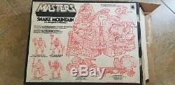MASTERS OF THE UNIVERSE SNAKE MOUNTAIN Complete Set in Box Mattel 1983 VINTAGE