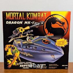 MORTAL KOMBAT (Hasbro, 1994) GI JOE Vintage REPTILE & MK- 1 Boat SEALED NIB