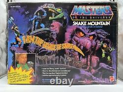 MOTU Snake Mountain Masters of the Universe vintage He-Man Complete Box Lot