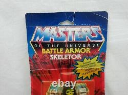 MOTU, Vintage, BATTLE ARMOR SKELETOR, Masters of the Universe, MOC, Sealed, He-Man
