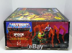 MOTU Vintage SPYDOR Vehicle Complete with Box Masters of the Universe 1985 Mattel