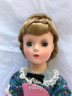 Madame Alexander Vintage-hard-plastic-little-women Meg Doll W Box & -curler-box