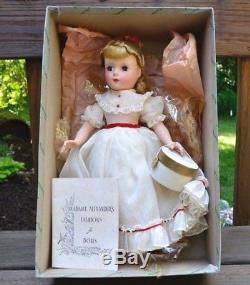 Madame Alexander-vintage-hard-plastic-little-women Amy Doll W Box & Curler-box