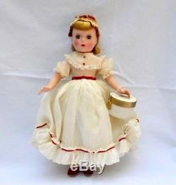 Madame Alexander-vintage-hard-plastic-little-women Amy Doll W Box & Curler-box