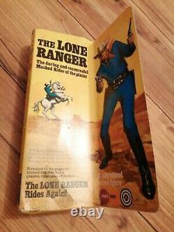 Marx Toys Lone Ranger Action Figure Vintage 1970s VGC Boxed Classic TV FREEPOST