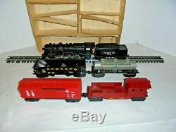 Marx Vintage 4-6-4 Hudson Locomotive O Gauge Freight Train Set With Outer Box