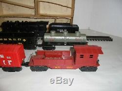 Marx Vintage 4-6-4 Hudson Locomotive O Gauge Freight Train Set With Outer Box