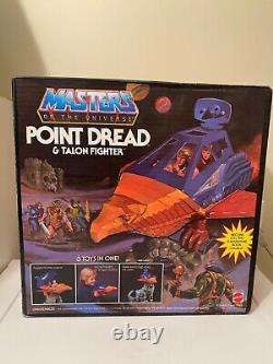 Masters Of The Universe Vintage MOTU Point Dread & Talon Fighter withbox