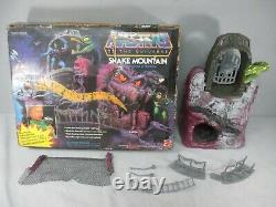 Masters of the Universe SNAKE MOUNTAIN Complete WORKS with Box 1983 Vintage MOTU