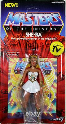 Masters of the Universe VINTAGE-STYLE SHE-RA ACTION FIGURE MOTU SUPER 7