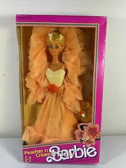 Mattel 7926Peaches'N Cream Barbie Doll 1984 Rare in box