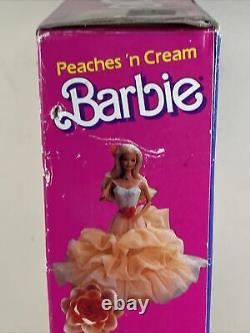 Mattel 7926Peaches'N Cream Barbie Doll 1984 Rare in box