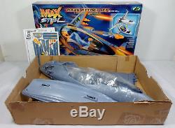 Mattel Vtg 1999 Max Steel MX 25 Attack Jet Vehicle Mib European New Mib Boxed