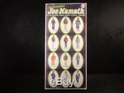 Mego Broadway Joe Namath Action Figure W Box Helmet Ball Pads Vintage 1970 Clean