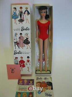 Midge barbie 1962 mattel #850 with box, stand, shoes