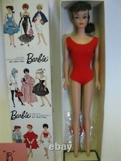 Midge barbie 1962 mattel #850 with box, stand, shoes