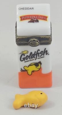 Midwest of Cannon Falls PHB Pepperidge Farm Goldfish Crackers Trinket Box READ