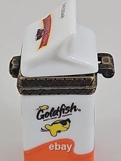 Midwest of Cannon Falls PHB Pepperidge Farm Goldfish Crackers Trinket Box READ