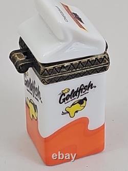 Midwest of Cannon Falls PHB Pepperidge Farm Goldfish Crackers Trinket Box READ