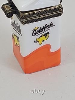 Midwest of Cannon Falls PHB Pepperidge Farm Goldfish Crackers Trinket Box READ