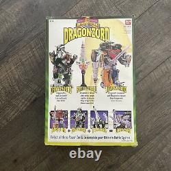 Mighty Morphin Power Rangers DRAGONZORD NEW Open Box 1993 Vintage Bandai