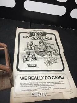 Mint In Box Vintage 80's Kenner Star Wars Rotj Ewok Village Playset Complete