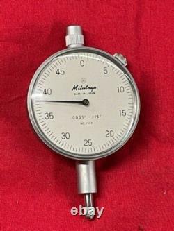 Mitutoyo 2506 Dial Indicator 0.125 Range IN STOCK VINTAGE BOX