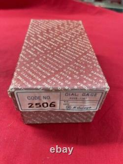 Mitutoyo 2506 Dial Indicator 0.125 Range IN STOCK VINTAGE BOX