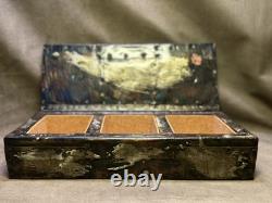 Mixed Metal Patchwork Box By Paul Evans Brutalist 1970s Vintage
