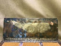 Mixed Metal Patchwork Box By Paul Evans Brutalist 1970s Vintage
