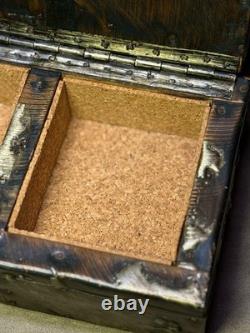 Mixed Metal Patchwork Box By Paul Evans Brutalist 1970s Vintage