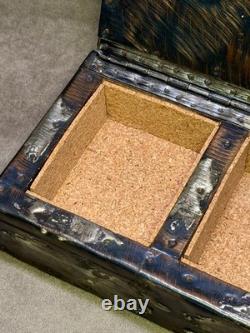 Mixed Metal Patchwork Box By Paul Evans Brutalist 1970s Vintage