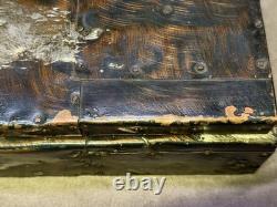 Mixed Metal Patchwork Box By Paul Evans Brutalist 1970s Vintage