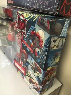 Monster High Doll Webarella SDCC 2013 Exclusive withPet Wydowna- Complete In Box