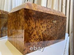 Moroccan jewellery burl thuya large Box lockable wooden burl Jewelry Box