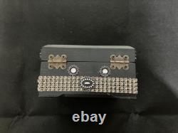 Mosaic Wooden Box Handmade Ceramic Lid, Unique Vintage-Inspired Keepsake