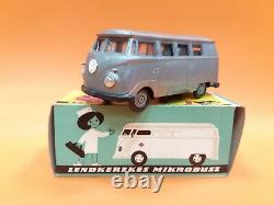 N. O. S Vintage Rare Vw Volgswagen Mikrobus Lemez Friction Plastic Toy + Box