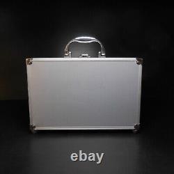 N9538 Box Suitcase Briefcase Boxset Collection MAP Vintage Grey Silver Black