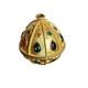 Napier #248/500 Gold Bejeweled Egg Shaped Trinket Box Rare Vintage 1990's