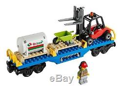 NEW BEST BRAND Custom City Cargo Train Compitible TO 60052 Lego + Manual Book