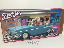 NEW IN BOX Vintage 1989 Barbie'57 Chevy 1957 Chevrolet Blue Toy Car Mattel 3561
