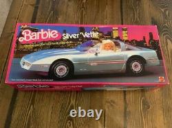NIB 1983 Barbie Silver'Vette with Original Box Never Removed From Box