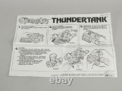 NIB MIB VTG 1980's LJN ThunderCats ThunderTank Mint Boxed withManual, Orig. Treads
