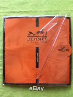 NIB Vintage Hermes Silk Scarf Passementerie Tassels New In Box/Plastic