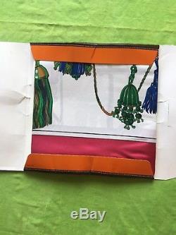 NIB Vintage Hermes Silk Scarf Passementerie Tassels New In Box/Plastic