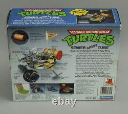 NOS 1998 Vintage Playmates Teenage Mutant Ninja Turtles TMNT Sewer Army Tube MIB