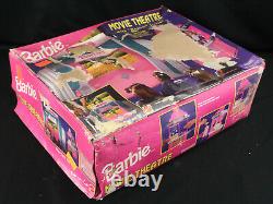 NOS Vintage Mattel Barbie Movie Theatre Magical Screen Playset Damaged Box AS-IS