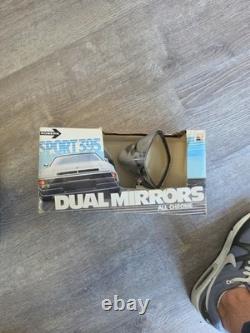 NOS Vintage Roberk Sport 395 Dual Mirrors All Chrome 100% Complete Boxed