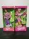 New 1991 Totally Hair Blonde Barbie And Ken 1112 1115 New In Box